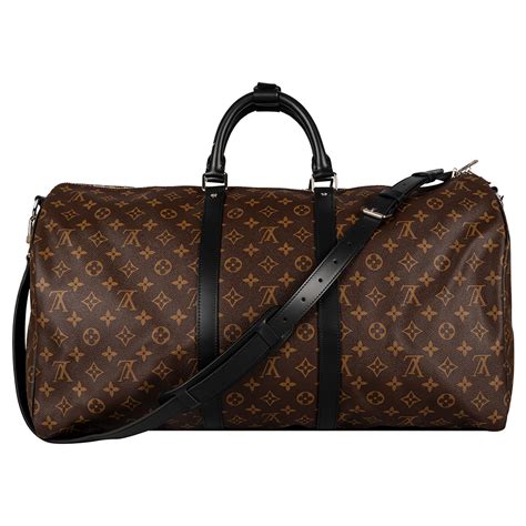 louis vuitton monogram canvas leather keepall|louis vuitton official website.